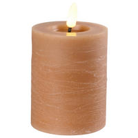 LED GYERTYA 7/11,2 cm  - világosbarna, Basics, műanyag/természetes anyagok (7/11,2cm) - Ambia Home