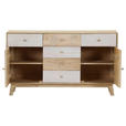 SIDEBOARD Kata  in 140/80/41 cm  - Naturfarben/Weiß, Design, Holz (140/80/41cm) - Landscape