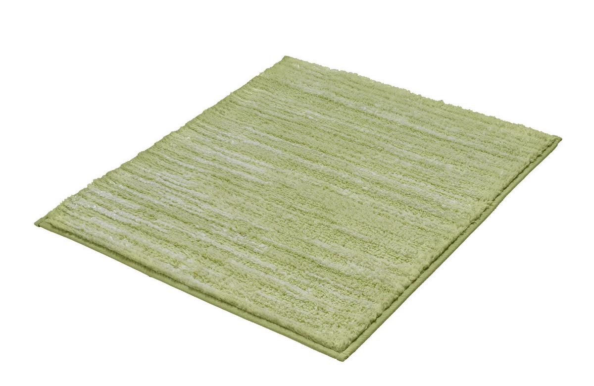 COVOR DE BAIE  55/65 cm  verde deschis, verde   - verde deschis/verde, Basics, plastic/textil (55/65cm) - Kleine Wolke