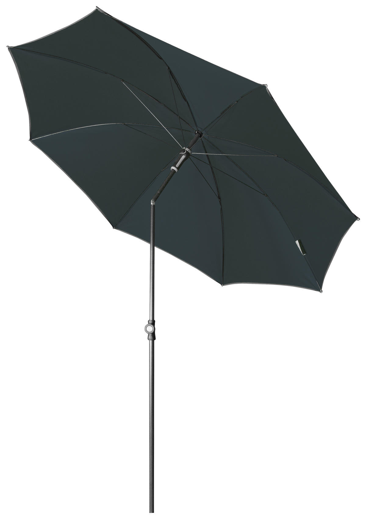 SONNENSCHIRM 200 cm Anthrazit  - Anthrazit, Basics, Textil/Metall (200/200cm) - Doppler