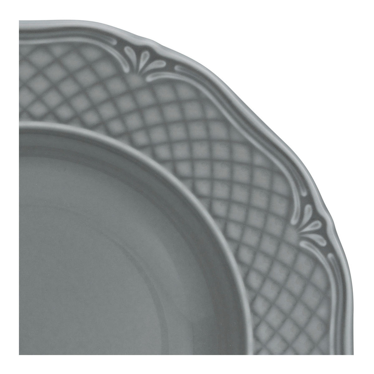 KOMBINOVANÝ SERVIS, 20-dielne, porcelán - sivá, Basics, keramika - Creatable