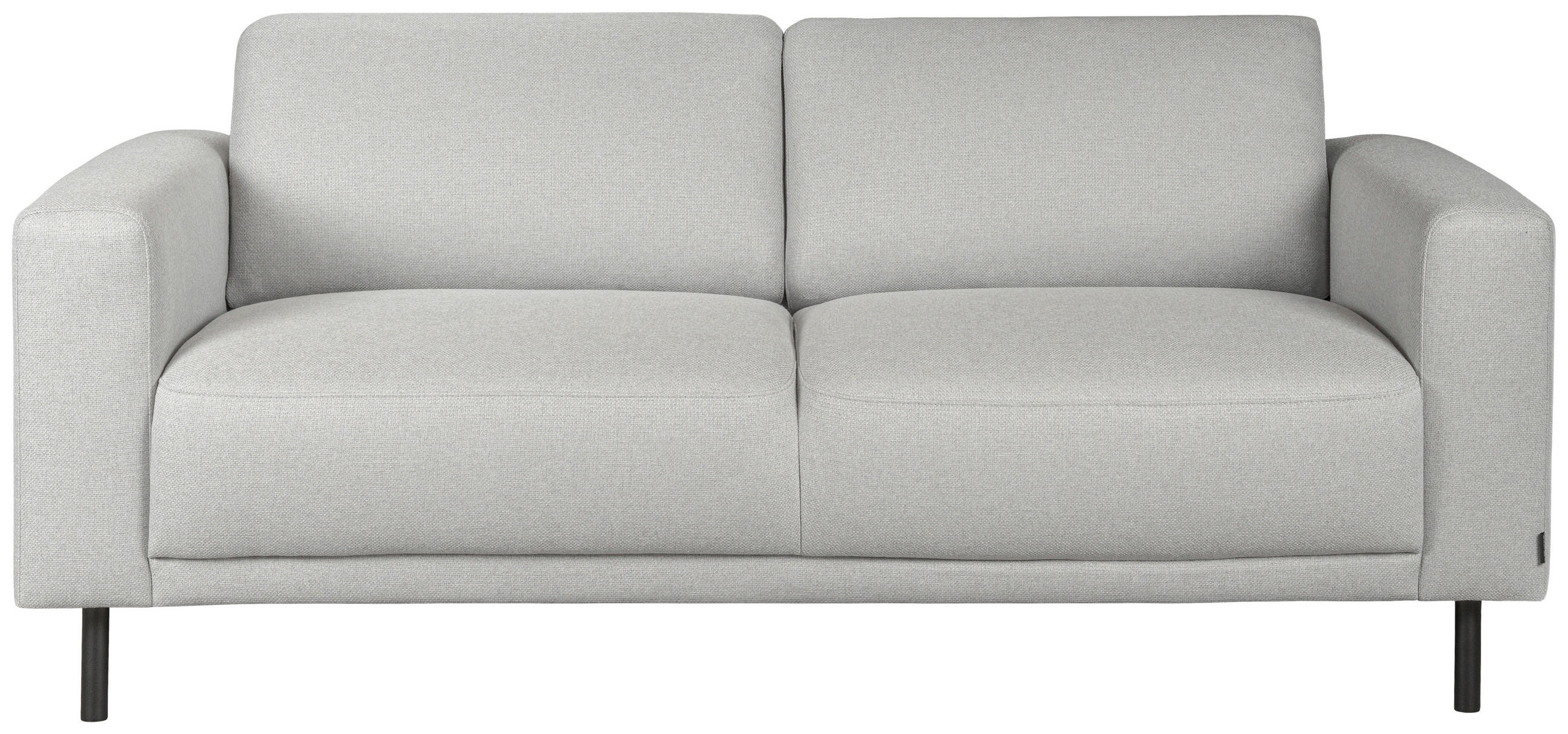 3-SITS SOFFA i ljusgrå  - ljusgrå/svart, Design, metall/trä (213,5/78/90cm) - Pure Home Comfort