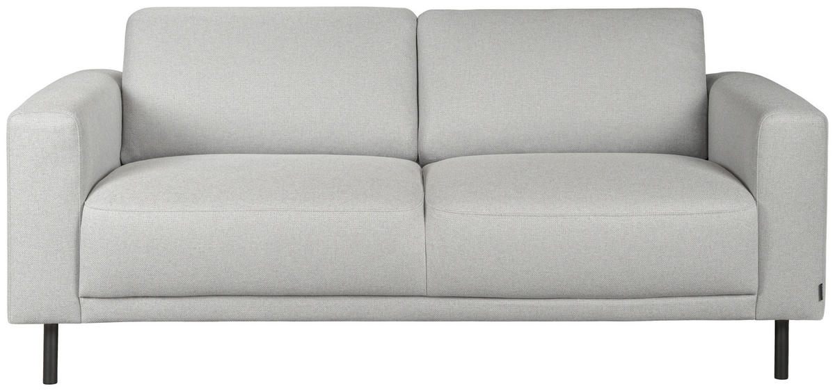 3-SITS SOFFA i ljusgrå  - ljusgrå/svart, Design, metall/trä (213,5/78/90cm) - Pure Home Comfort