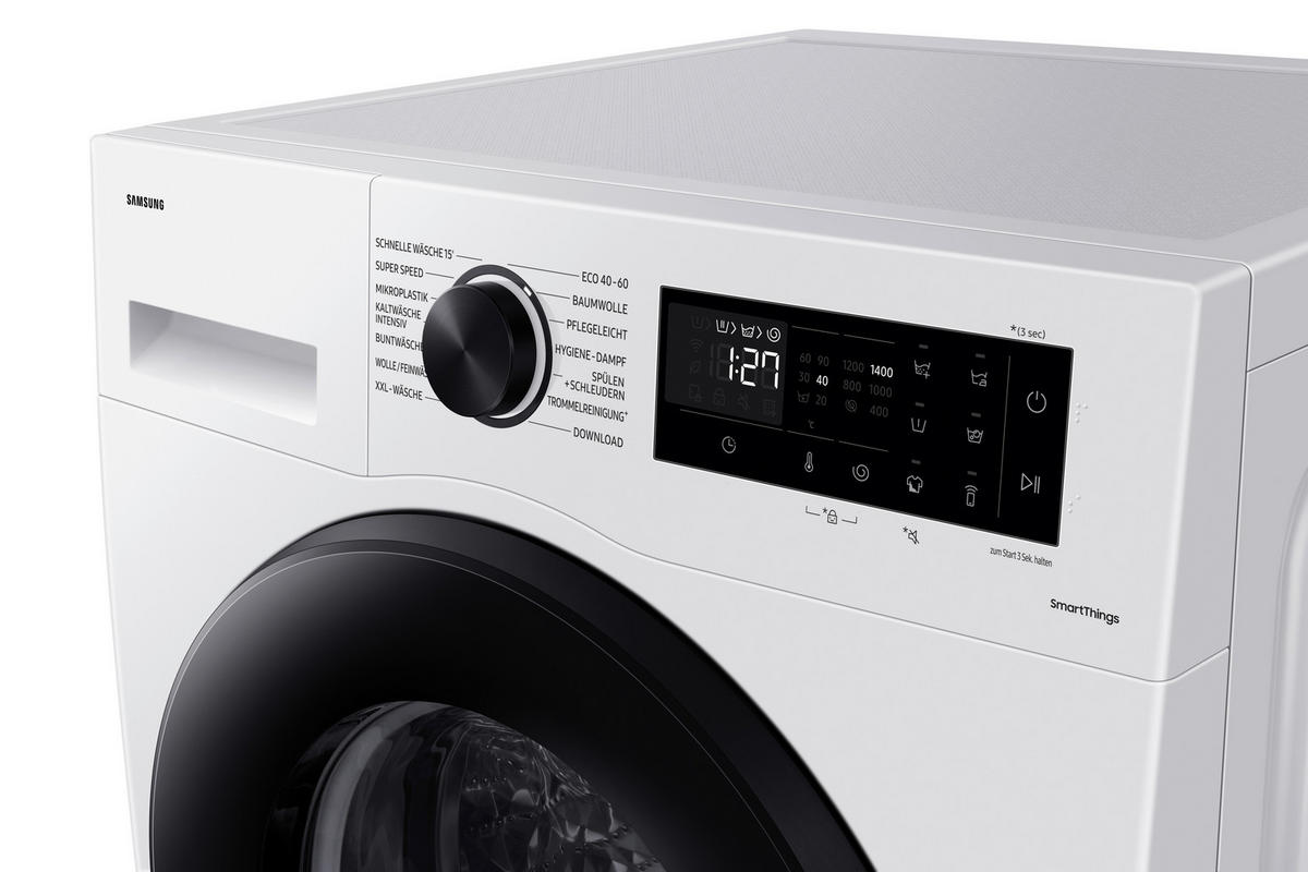 WASCHMASCHINE WW8NK52K0VW/EG   - Weiß, Basics, Kunststoff/Metall (60/85/46cm) - Samsung