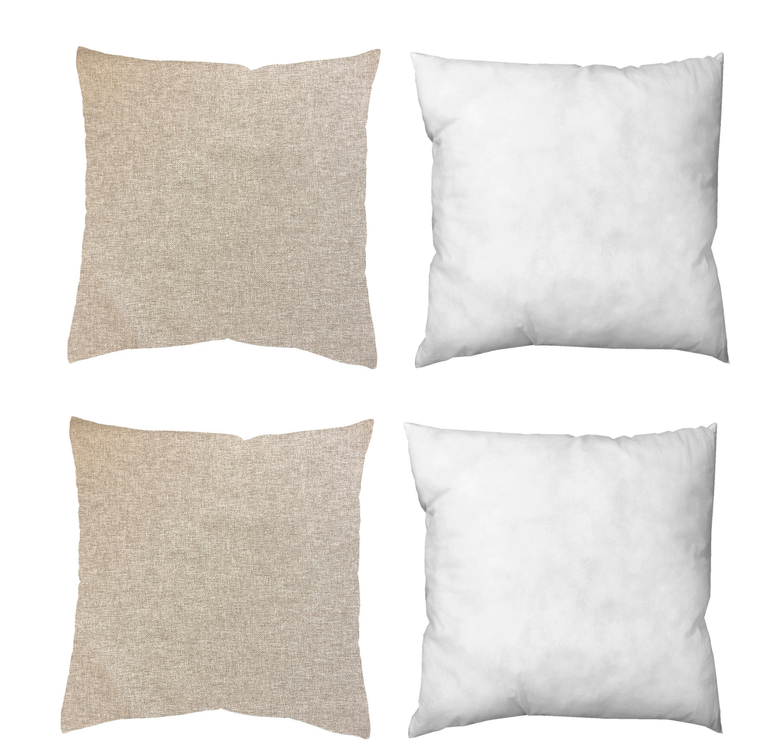 ZIERKISSEN  40/40 cm   - Beige, Basics, Textil (40/40cm)