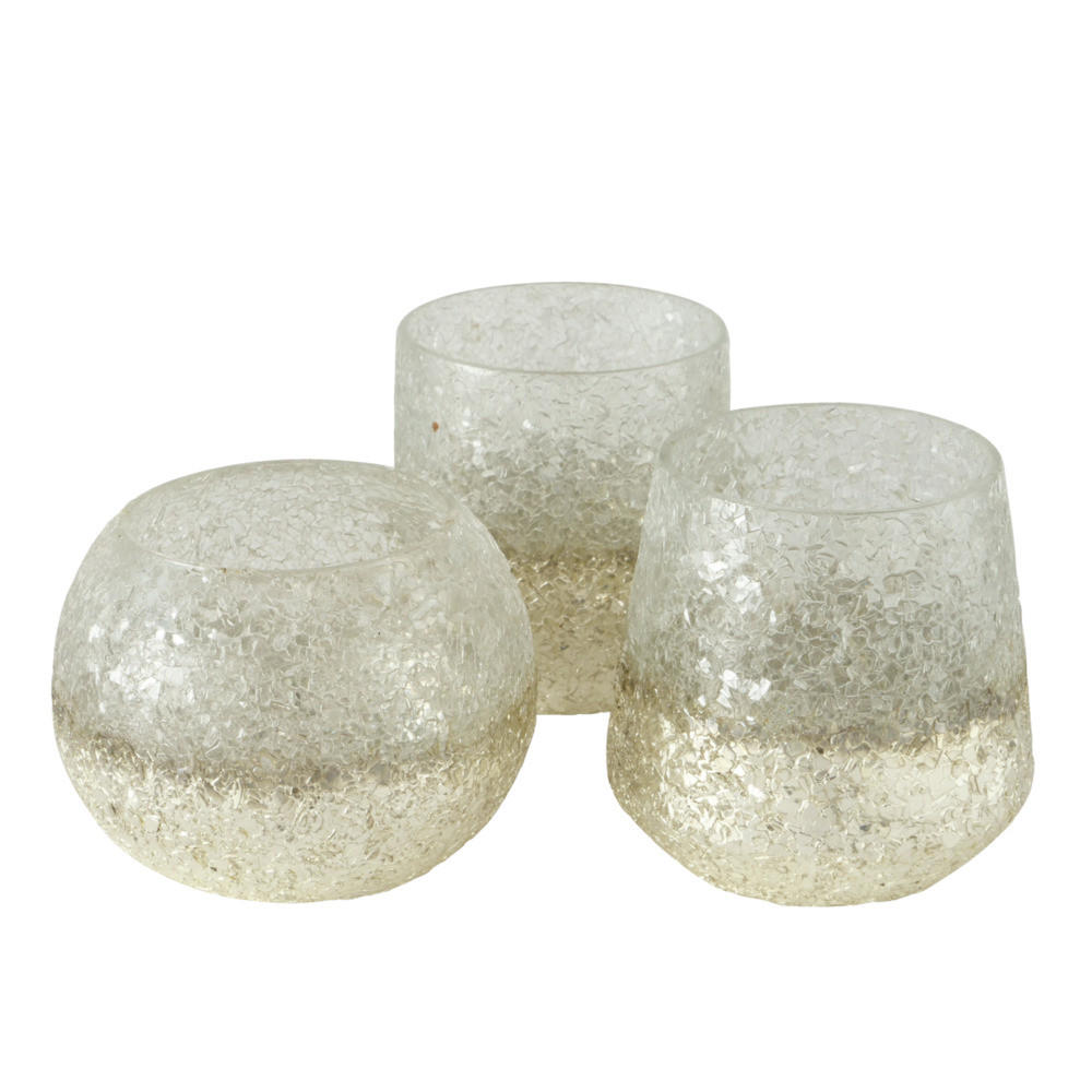 WINDLICHT - Champagner, Basics, Glas (8,5/11cm) - Ambia Home