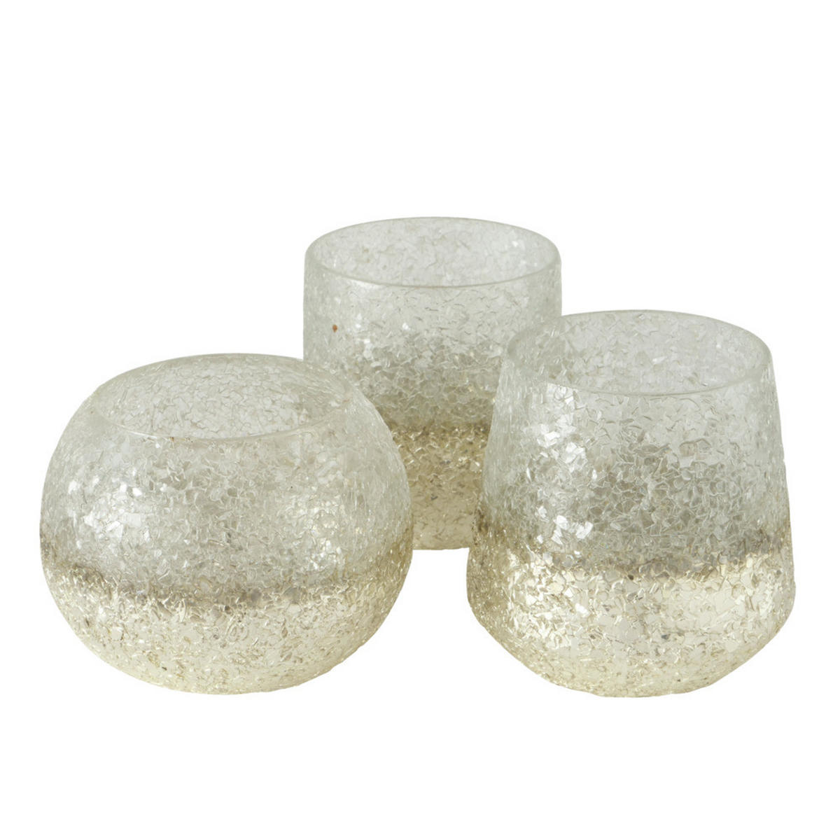 WINDLICHT - Champagner, Basics, Glas (8,5/11cm) - Ambia Home