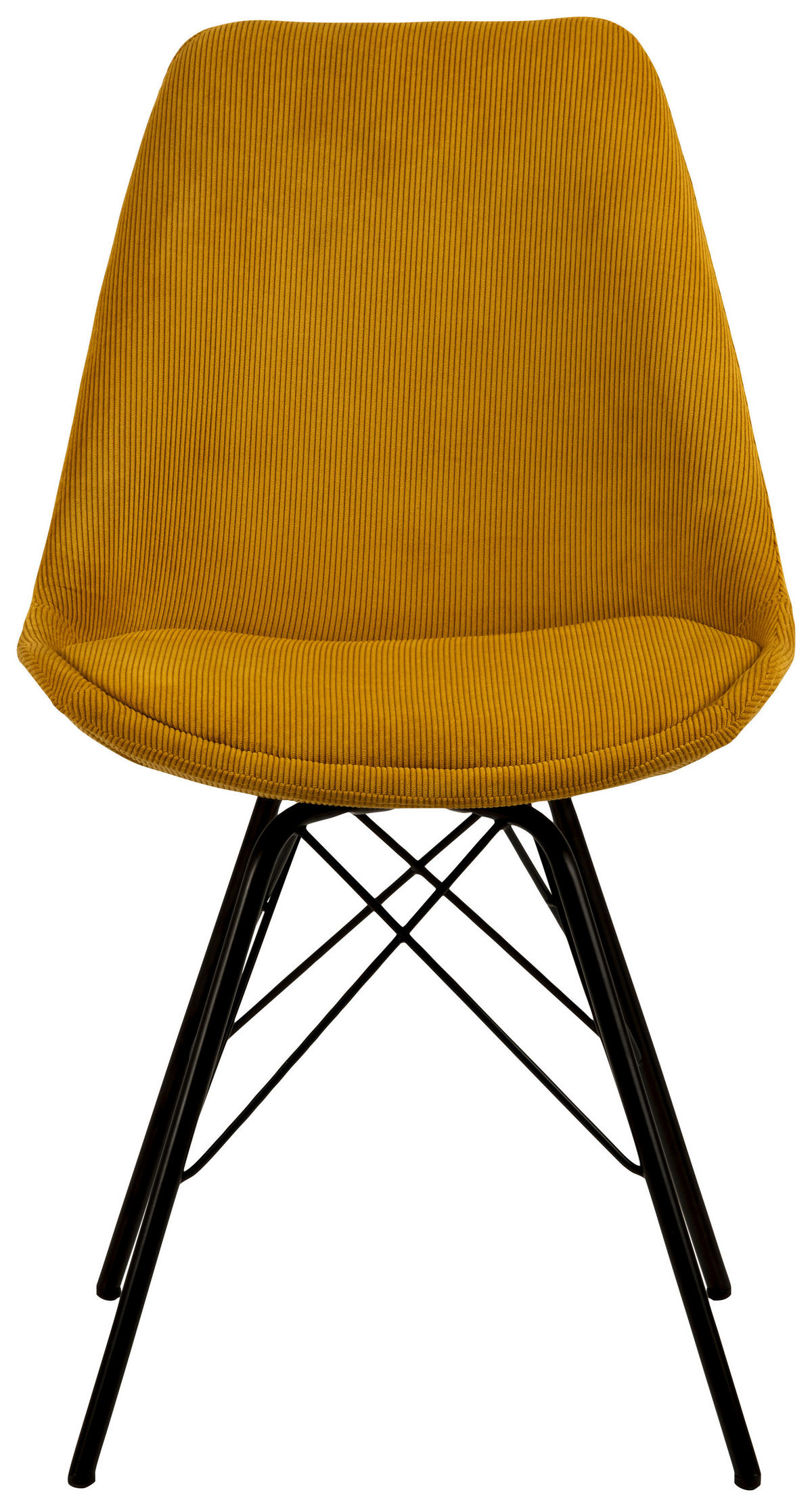 ŽIDLE, žlutá, černá - černá/žlutá, Konvenční, kov/textil (48,5/85,5/54cm) - MID.YOU
