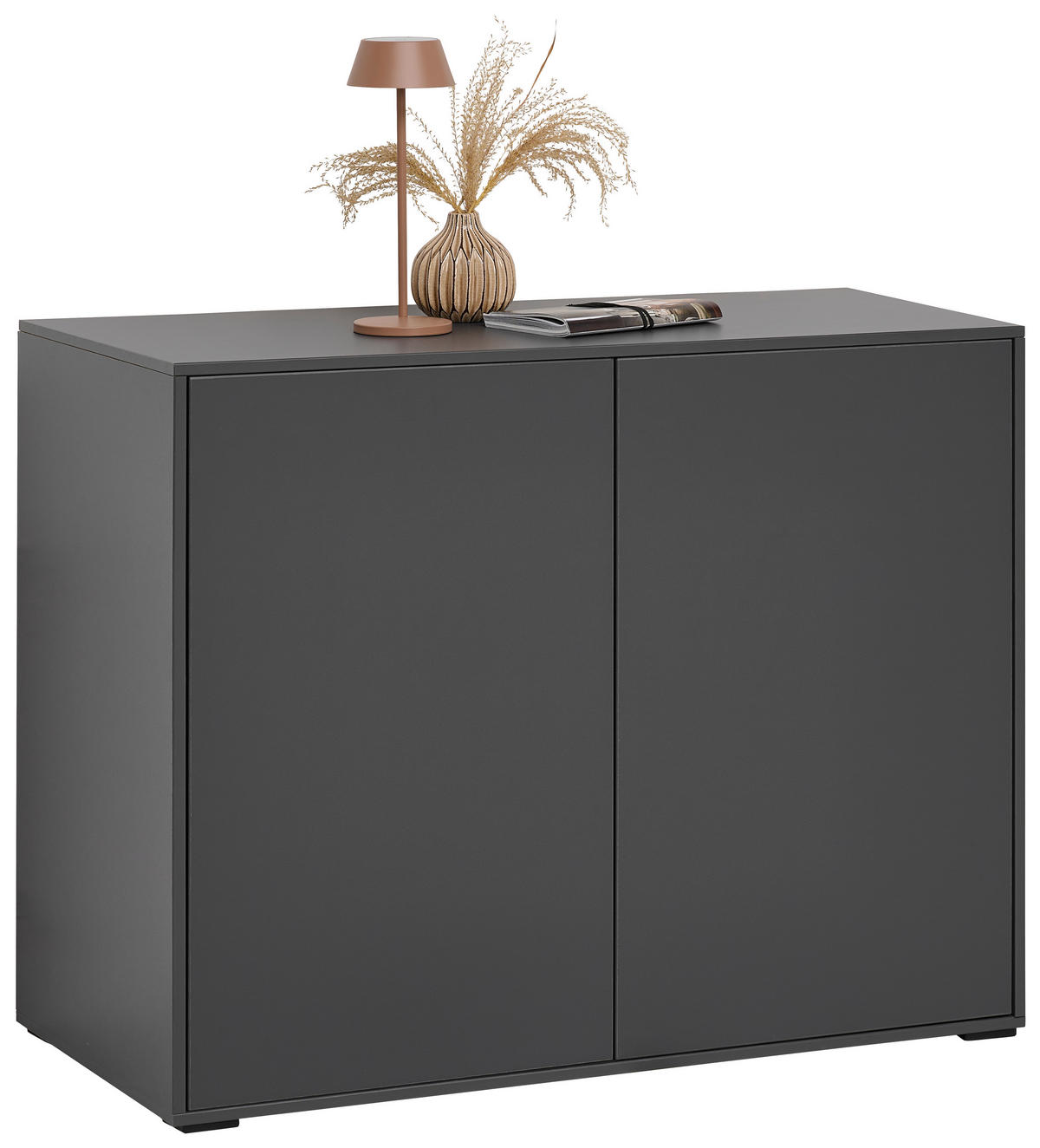 REGALELEMENT  90,9/72,6/40 cm Graphitfarben  - Graphitfarben, Design, Holzwerkstoff (90,9/72,6/40cm) - home24