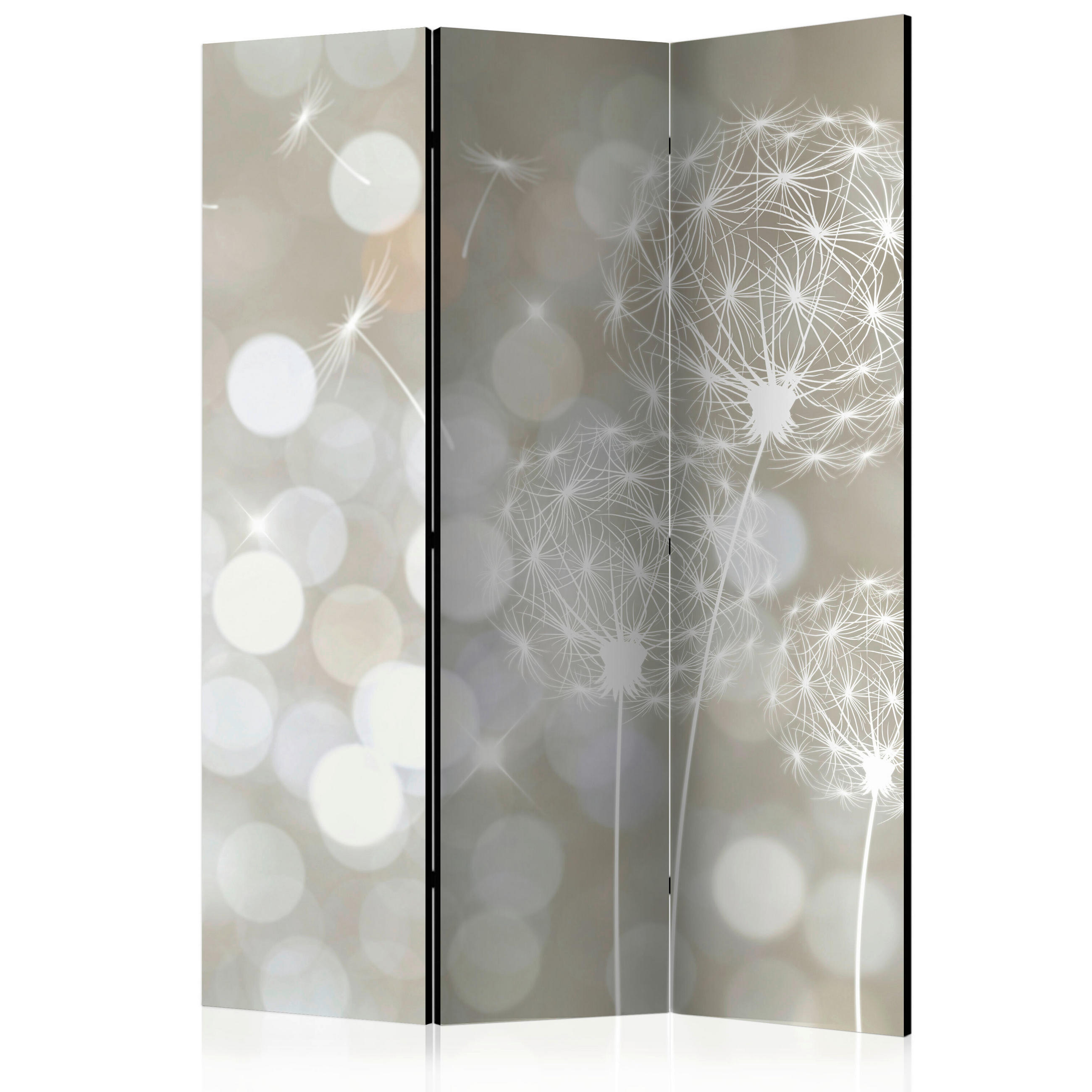 artgeist Paravent Weiß, Beige 135x172x3 cm
