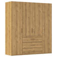 DREHTÜRENSCHRANK in Eichefarben - Eichefarben, Design, Holzwerkstoff/Kunststoff (201/223/60cm) - Novel