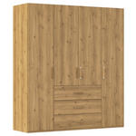 DREHTÜRENSCHRANK  in Eichefarben  - Eichefarben, Design, Holzwerkstoff/Kunststoff (201/223/60cm) - Novel