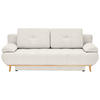 SCHLAFSOFA Flachgewebe Beige  - Beige/Naturfarben, Design, Holz/Textil (200/71/95cm) - Novel