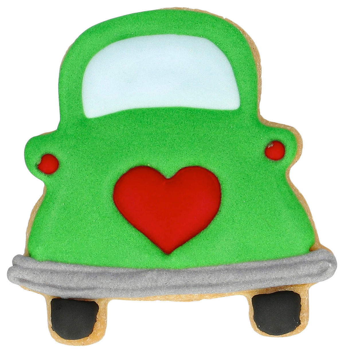 KEKSAUSSTECHFORM - Silberfarben, Basics, Metall (6/6/2,5cm) - Birkmann