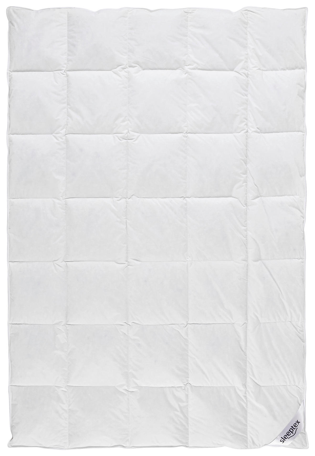 GANZJAHRESDECKE   220/240 cm   - Weiß, Basics, Naturmaterialien/Textil (220/240cm) - Sleeptex
