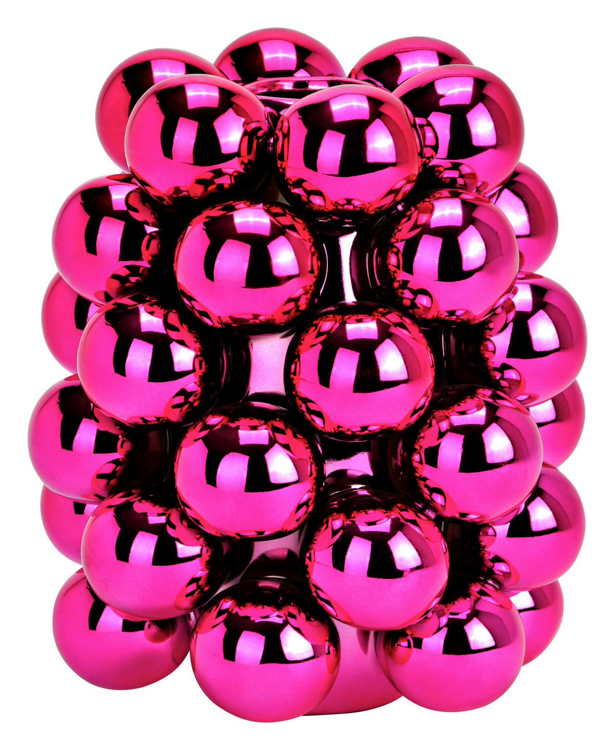 VASE  - Pink, Basics, Keramik (14,0/17,0/14,0cm)