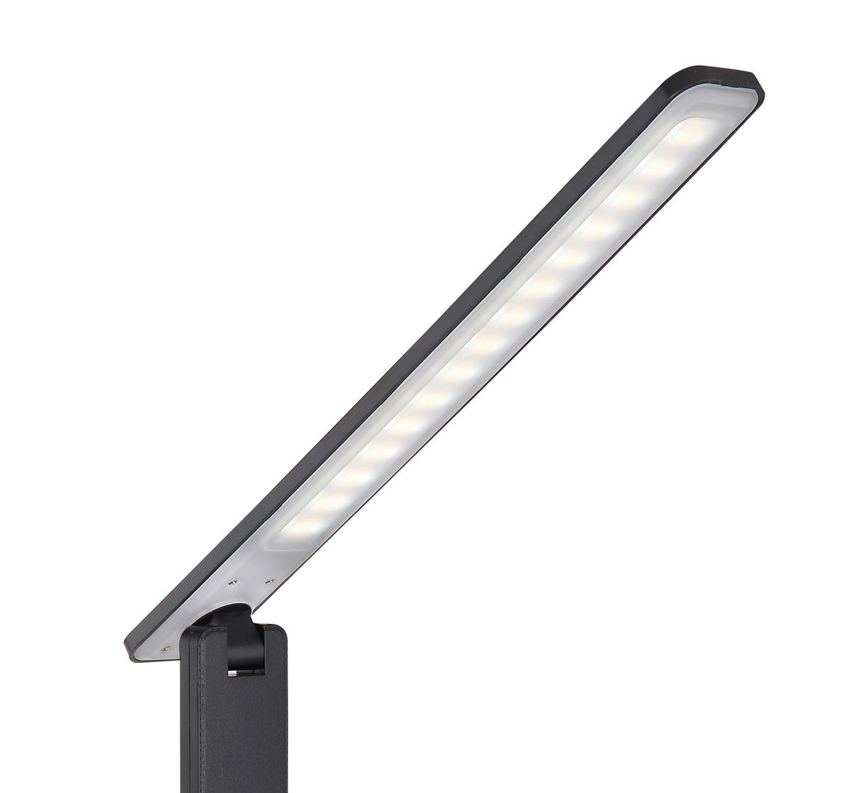STOLNÍ LED LAMPA, dotykový stmívač, 42/11,5/56,5 cm - černá/opál, Design, plast (42/11,5/56,5cm) - Globo