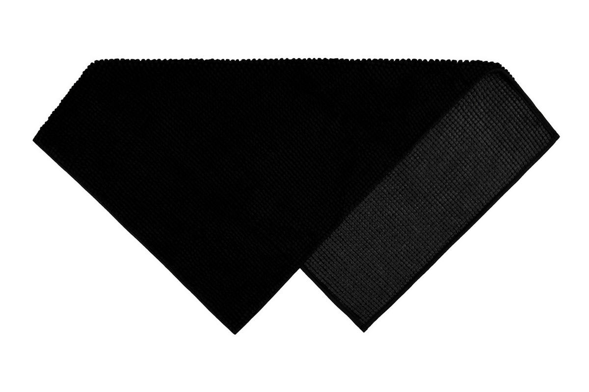 BADTEPPICH Schwarz 60/100 cm  - Schwarz, Basics, Kunststoff/Textil (60/100cm) - WECON HOME