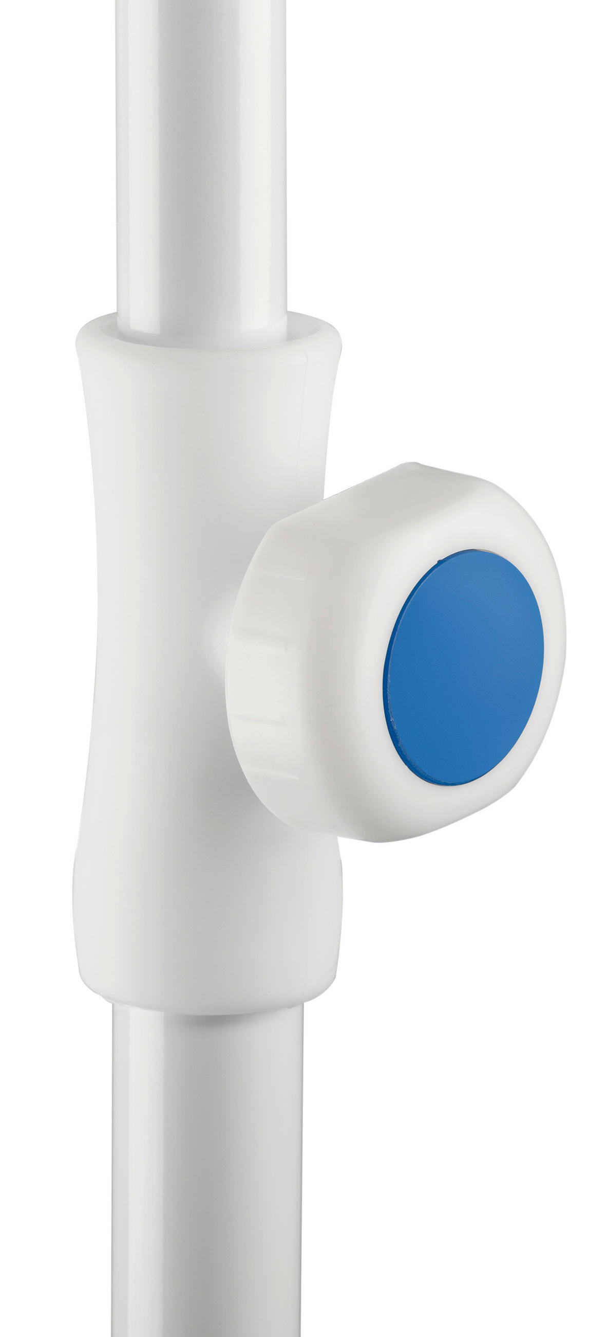 SLUNEČNÍK 200/215/200 cm - bílá/terracotta, Basics, kov/textil (200/215/200cm) - Schneider