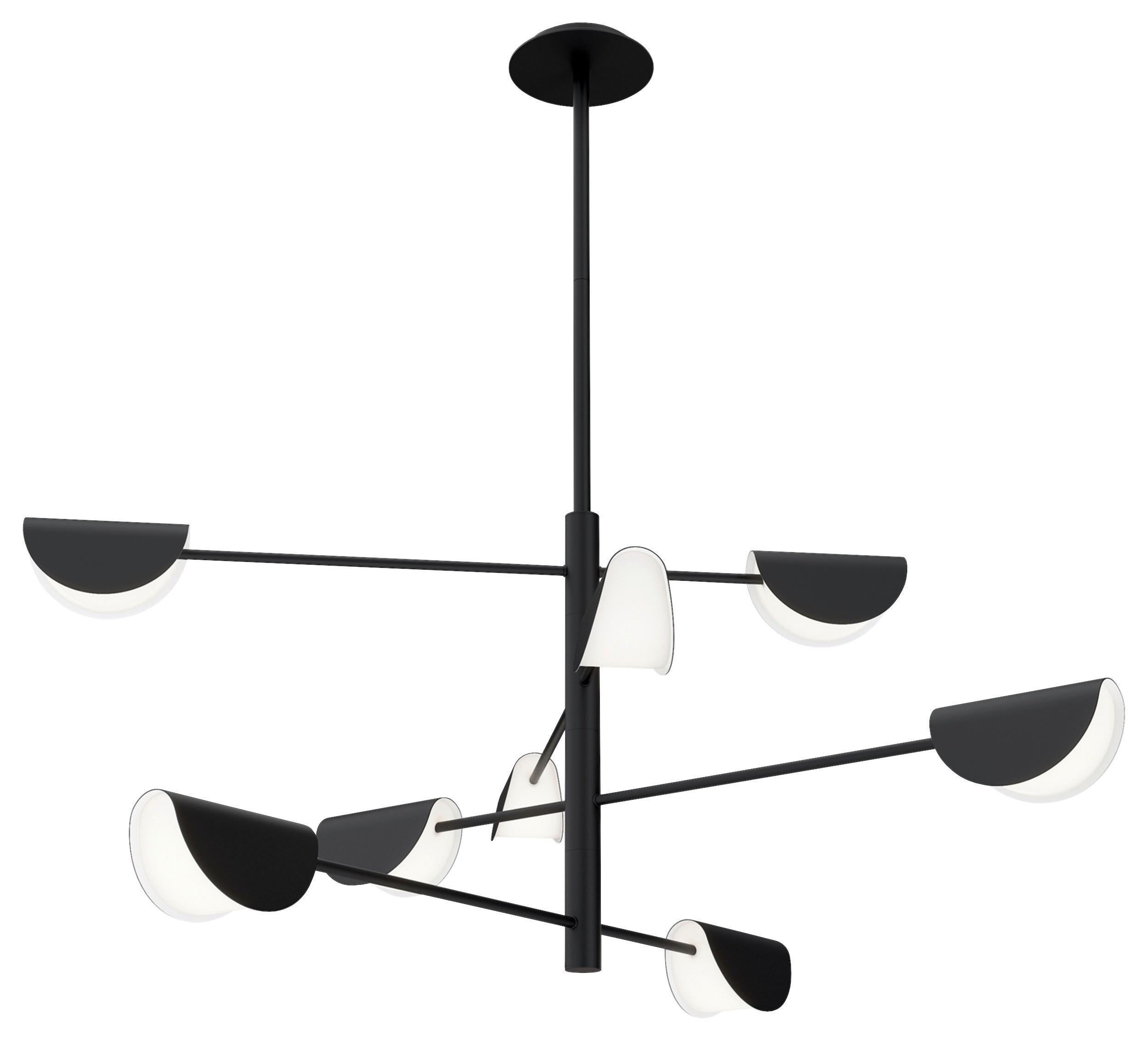 TAKKRONA 125/103,7/125 cm  - svart, Basics, metall/plast (125/103,7/125cm) - MAYTONI