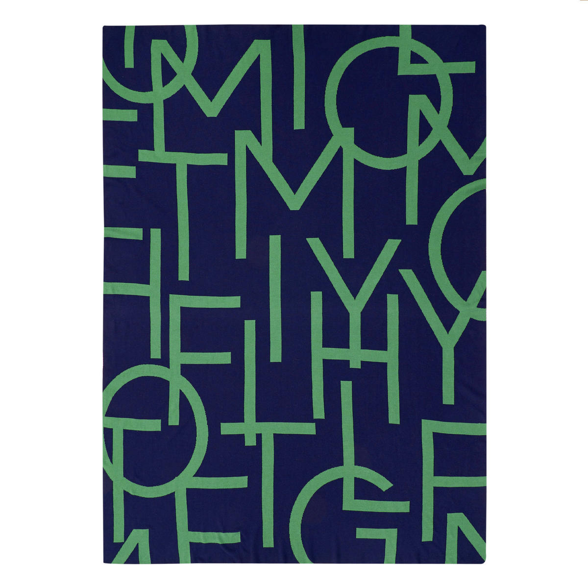 PLAID 130/170 cm  - Blau/Grün, Basics, Textil (130/170cm) - Tommy Hilfiger