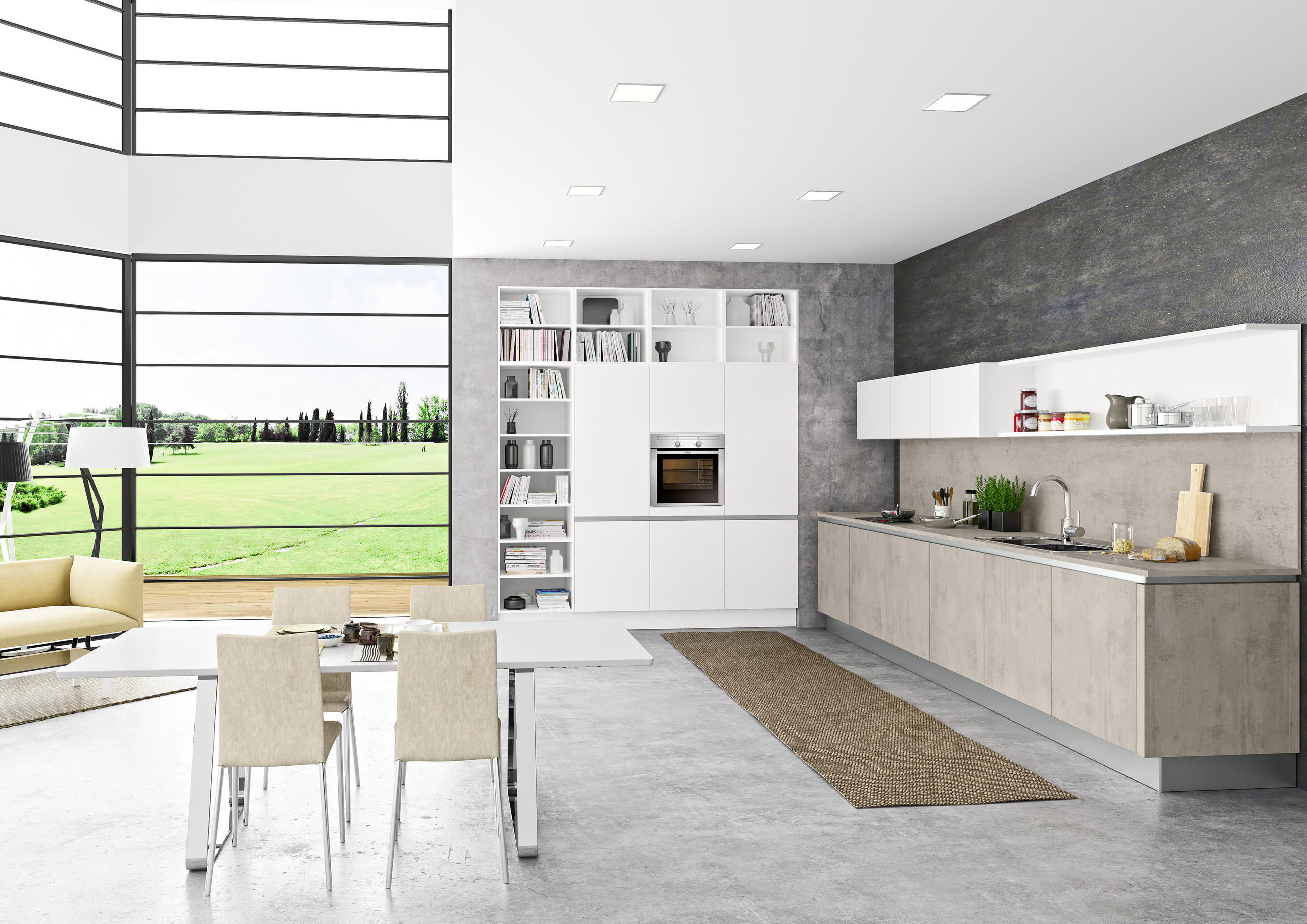 EINBAUKÜCHE   - Design, Holzwerkstoff - Dieter Knoll