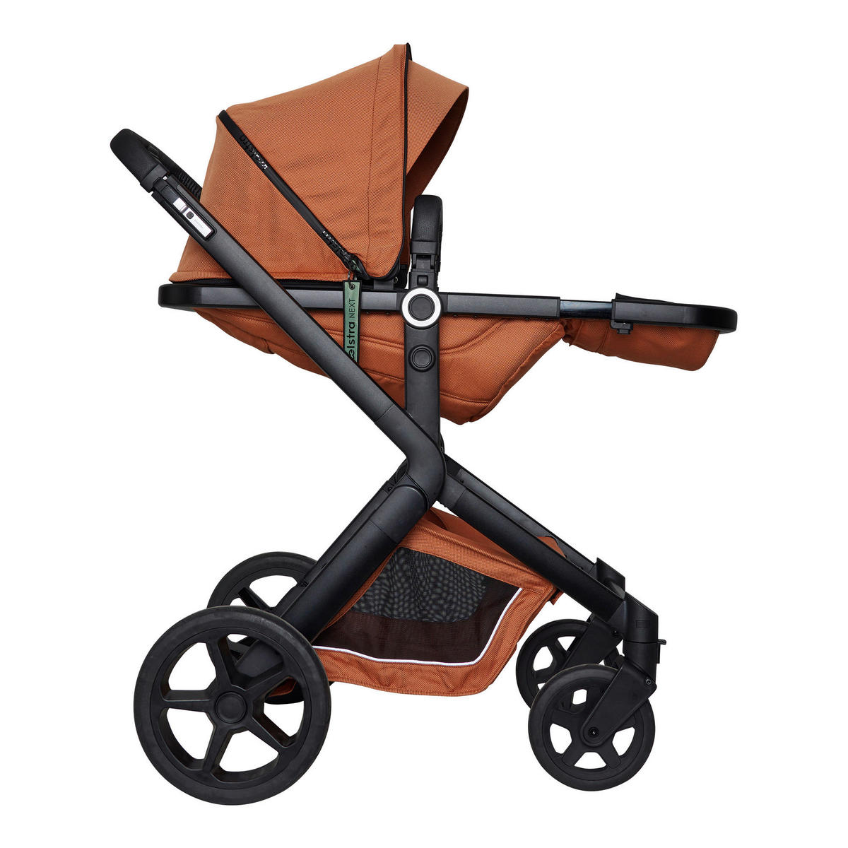 KOMBINIRANA DJEČJA KOLICA   - bakrenaste boje/crna, Basics, tekstil/metal (103/60/115cm) - Koelstra