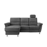 KUTNA GARNITURA tekstil  antracit   - boje kroma/antracit, Moderno, tekstil/metal (165/231cm) - Livetastic