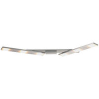 LED-DECKENLEUCHTE 115/65/5 cm   - Alufarben, Design, Metall (115/65/5cm) - BOPP
