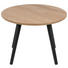 BEISTELLTISCH in Holz 50/36 cm - Schwarz/Naturfarben, Design, Holz (50/36cm) - Carryhome BEISTELLTISCH in Holz 50/36 cm - Schwarz/Naturfarben, Design, Holz (50/36cm) - Carryhome