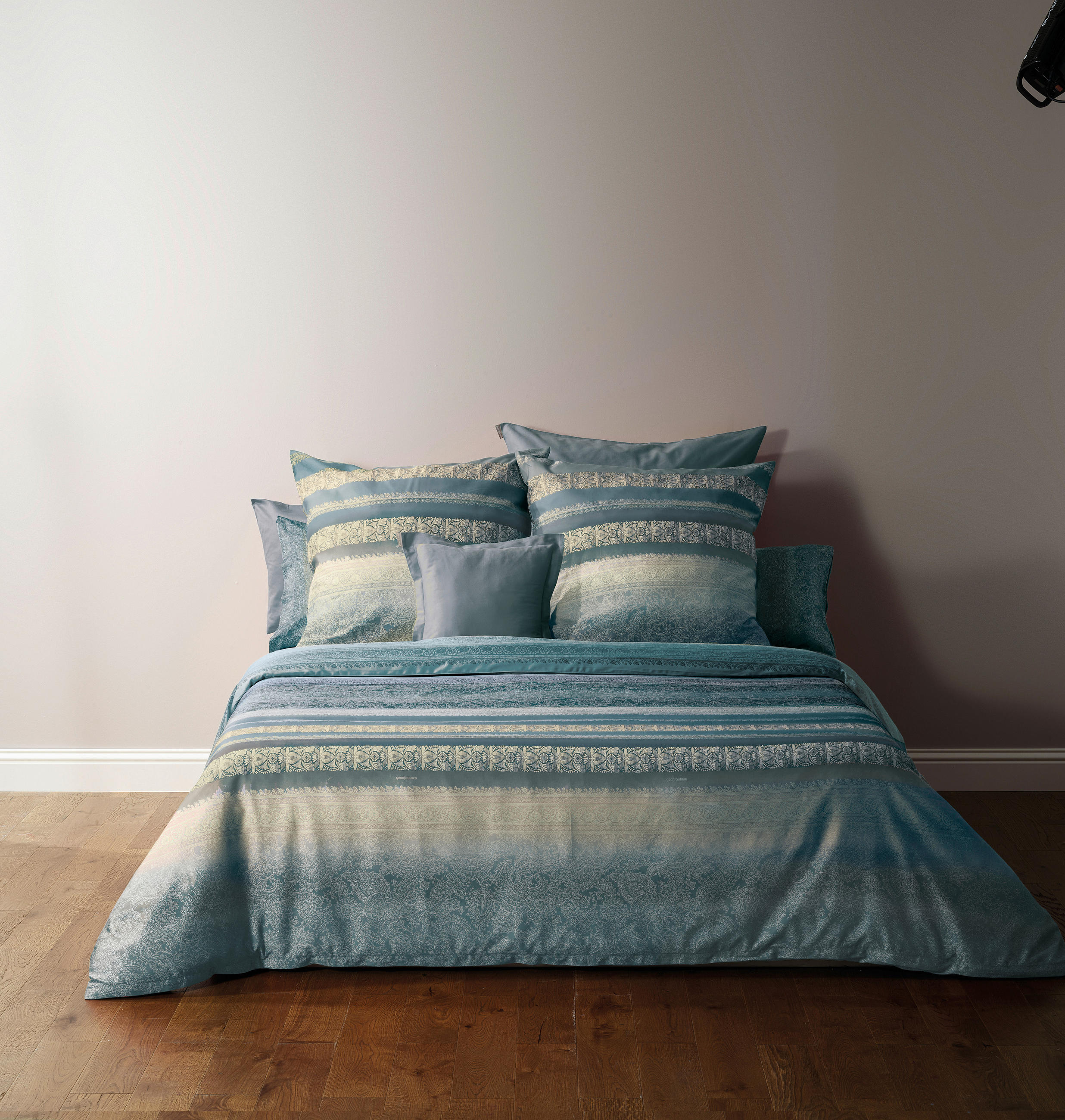 BETTWÄSCHE Satin 135/200 cm  - Hellgrau, KONVENTIONELL, Textil (135/200cm) - Bassetti