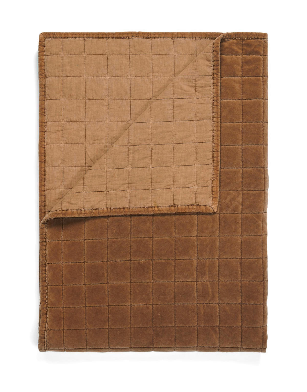 DENNÁ PRIKRÝVKA, bavlna, 150/200 cm - hnedá, Basics, textil (150/200cm) - Essenza