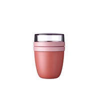 CESTOVNÍ KELÍMEK NA JOGURT   - světle fialová, Konvenční, plast (10,7/10,7/15,1cm) - Mepal