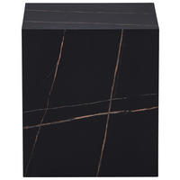 BEISTELLTISCH 40/40/45,5 cm Schwarz rechteckig  - Schwarz, Design, Holzwerkstoff (40/40/45,5cm) - Kayoom