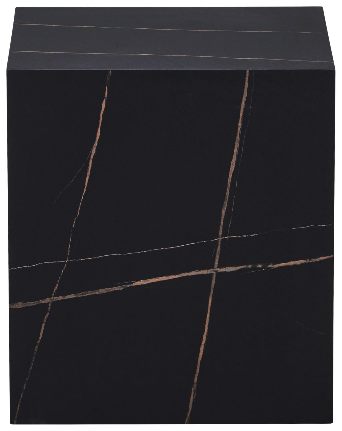 BEISTELLTISCH 40/40/45,5 cm Schwarz rechteckig  - Schwarz, Design, Holzwerkstoff (40/40/45,5cm) - Kayoom