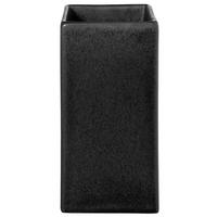 VASE  - Schwarz, Basics, Keramik (11.5/21/11.5cm) - ASA