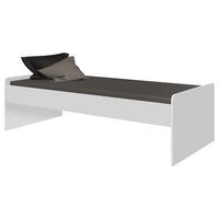 POSTELJA 90 cm   x 200 cm  , leseni material bela  - bela, Konvencionalno, leseni material (90/200cm) - Carryhome