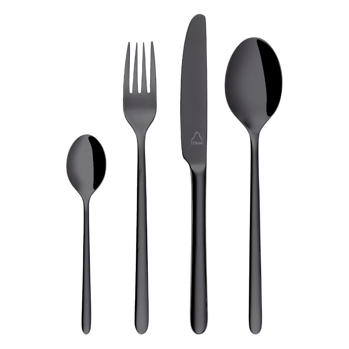 BESTECKSET 24-teilig   - Basics, Metall - Sola