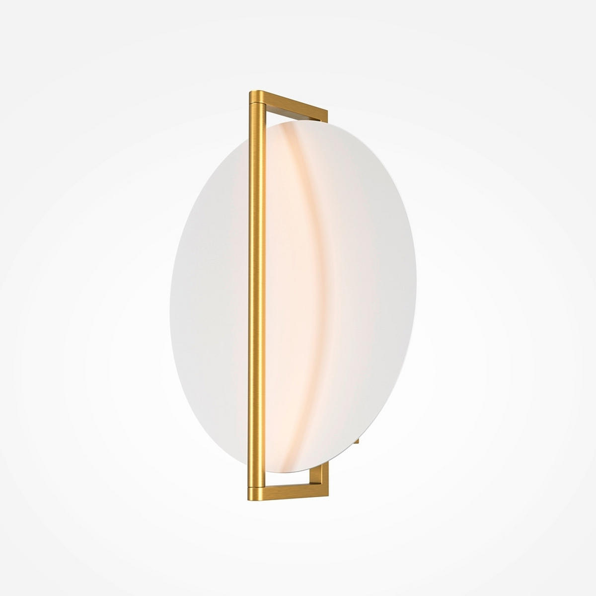WANDLEUCHTE - Weiss/Goldfarben, Modern, Metall (11,1/34/30cm) - MAYTONI
