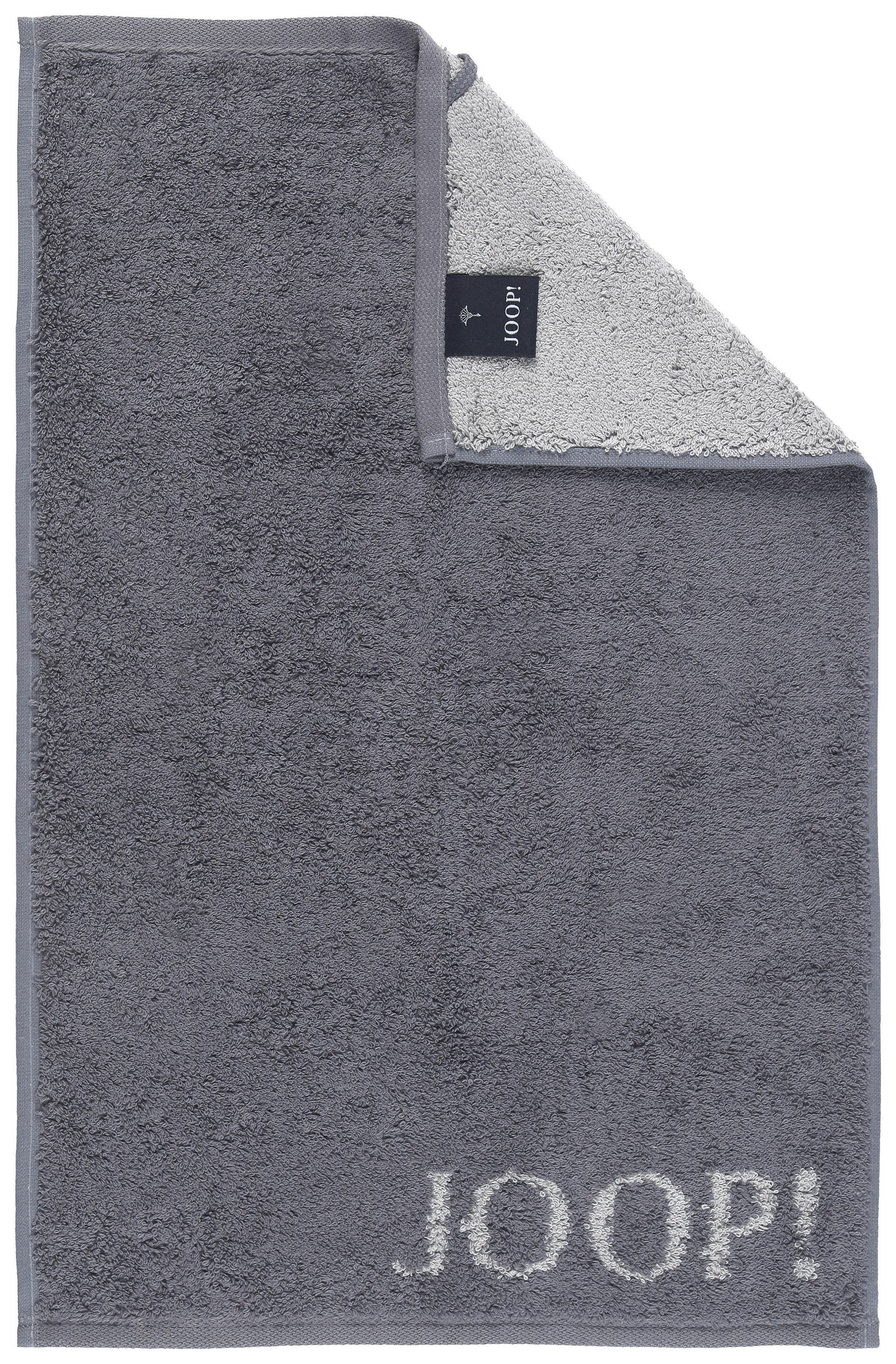 GÄSTETUCHSET CLASSIC DOUBLEFACE Anthrazit 3-teilig 30/50 cm  - Anthrazit, Textil (30/50cm) - Joop!
