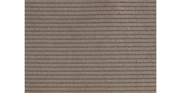 BOXSPRINGSOFA in Cord Taupe  - Taupe/Schwarz, MODERN, Textil/Metall (200/100/108cm) - Novel