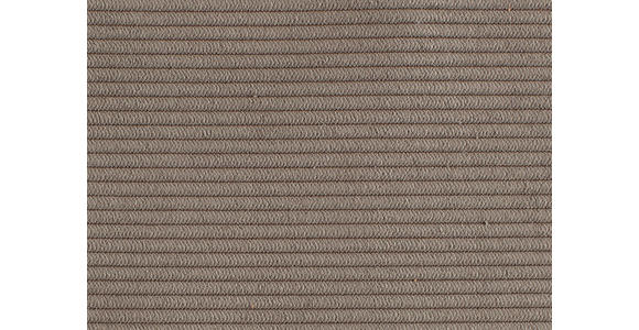 BOXSPRINGSOFA in Cord Taupe - Taupe/Schwarz, Design, Textil/Metall (200/100/108cm) - Novel