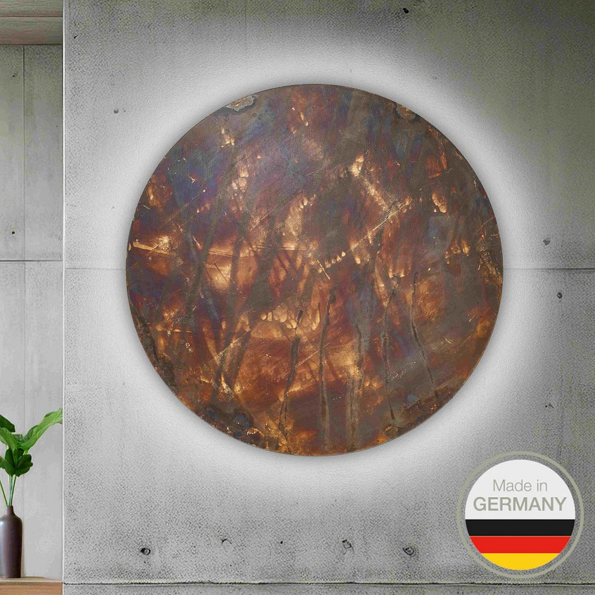 LED-WANDLEUCHTE 661 60 cm  - Multicolor, LIFESTYLE, Metall (60cm) - Ambiente