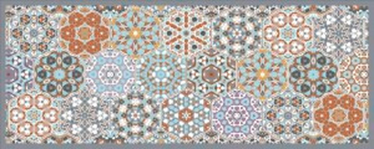 KUHINJSKI TEKAČ  Velvet     60/150 cm    digitalni tisk  večbarvno  - večbarvno, Design, umetna masa/tekstil (60/150cm)