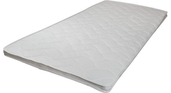 BÄDDMADRASS 120/200 cm  höjd ca 5 cm  - vit, Klassisk, textil (120/200cm) - Best Price