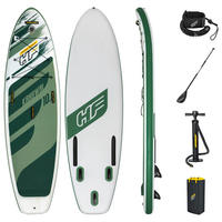 STAND-UP PADDLE BOARD HYDRO-FORCE 65308 KAHAWAI 10  - Dunkelgrün/Weiß, Basics, Kunststoff/Metall (310/86/15cm) - Bestway