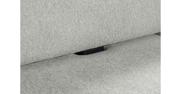 ECKBANK 235/165 cm Webstoff Schwarz, Hellgrau Buche massiv - Hellgrau/Schwarz, Basics, Holz/Textil (235/165cm) - Carryhome