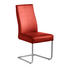 SCHWINGSTUHL Lederlook Edelstahlfarben, Rot - Edelstahlfarben/Rot, Design, Textil/Metall (46/97/59cm) - Valnatura SCHWINGSTUHL Lederlook Edelstahlfarben, Rot - Edelstahlfarben/Rot, Design, Textil/Metall (46/97/59cm) - Valnatura