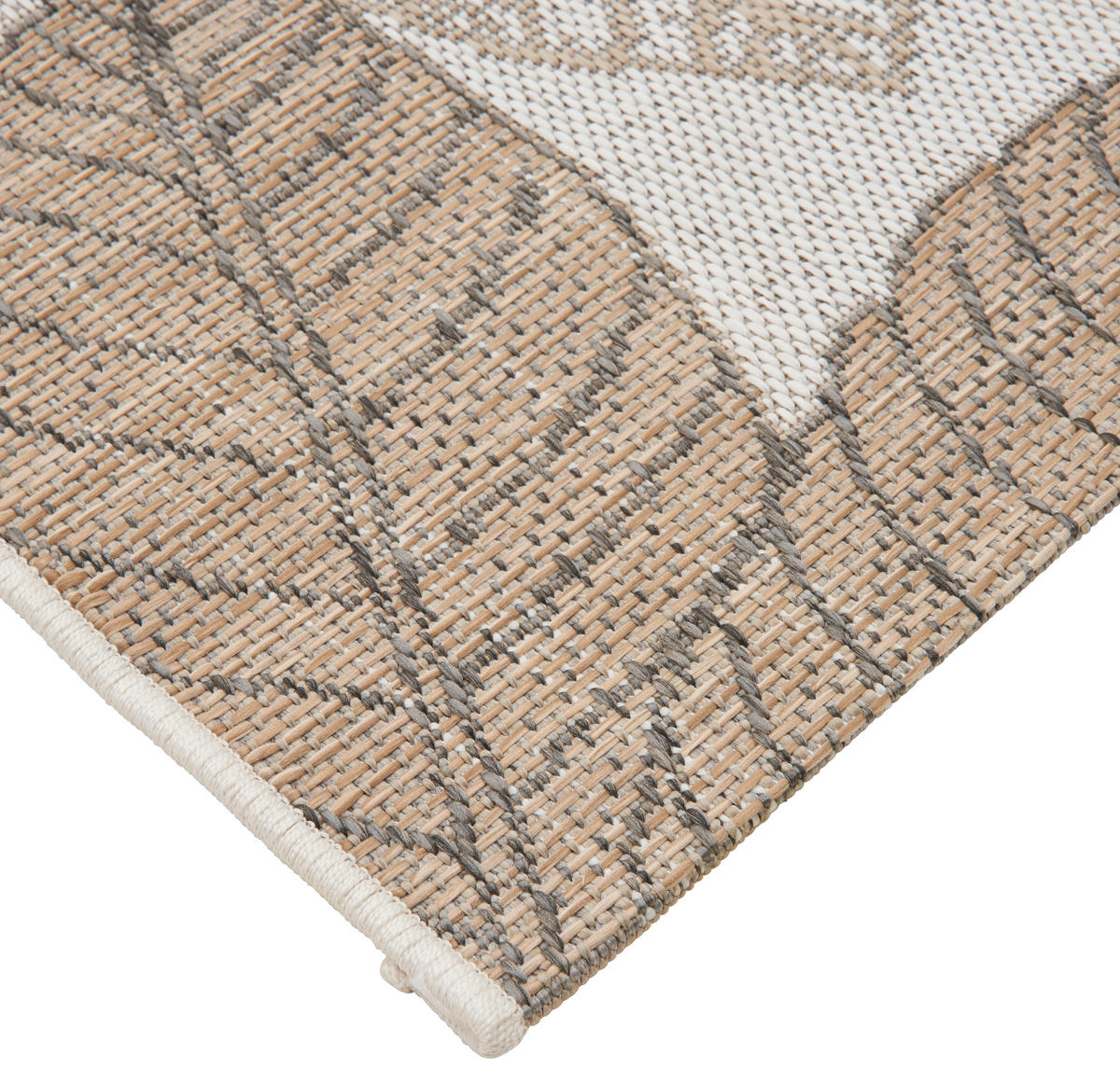 KÜLTÉRI SZŐNYEG  Palm  - bézs, Design, textil (160/230cm) - Novel