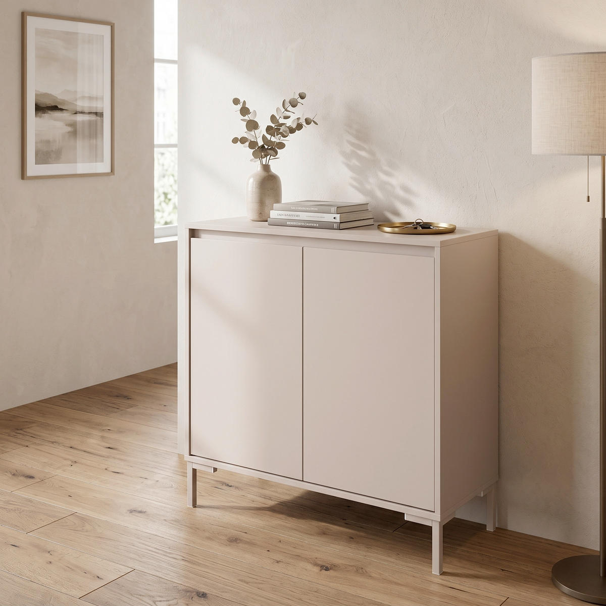 KOMMODE Korsika, 81/87/40 cm,  - Kaschmir, Design, Holzwerkstoff/Metall (81/87/40cm) - MID.YOU